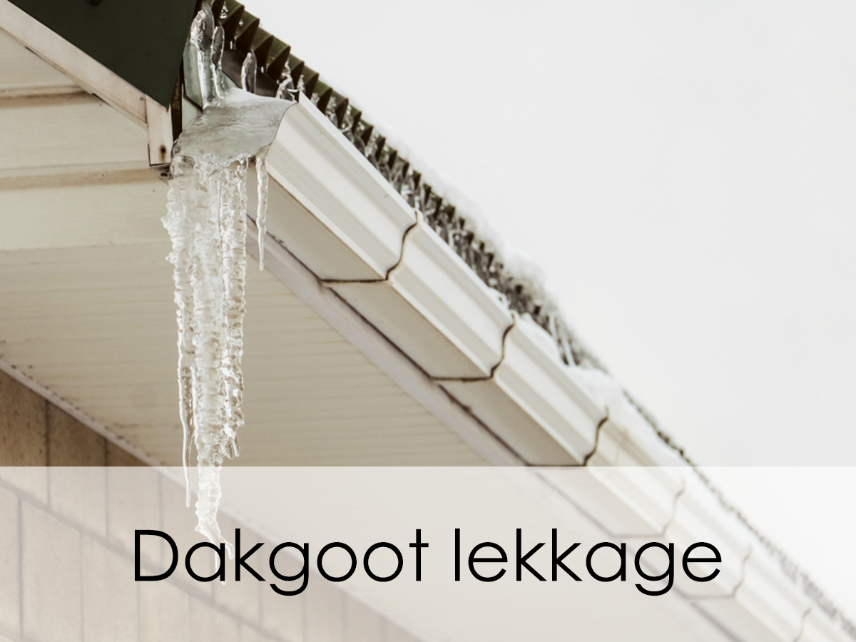 Dakgoot lekkage