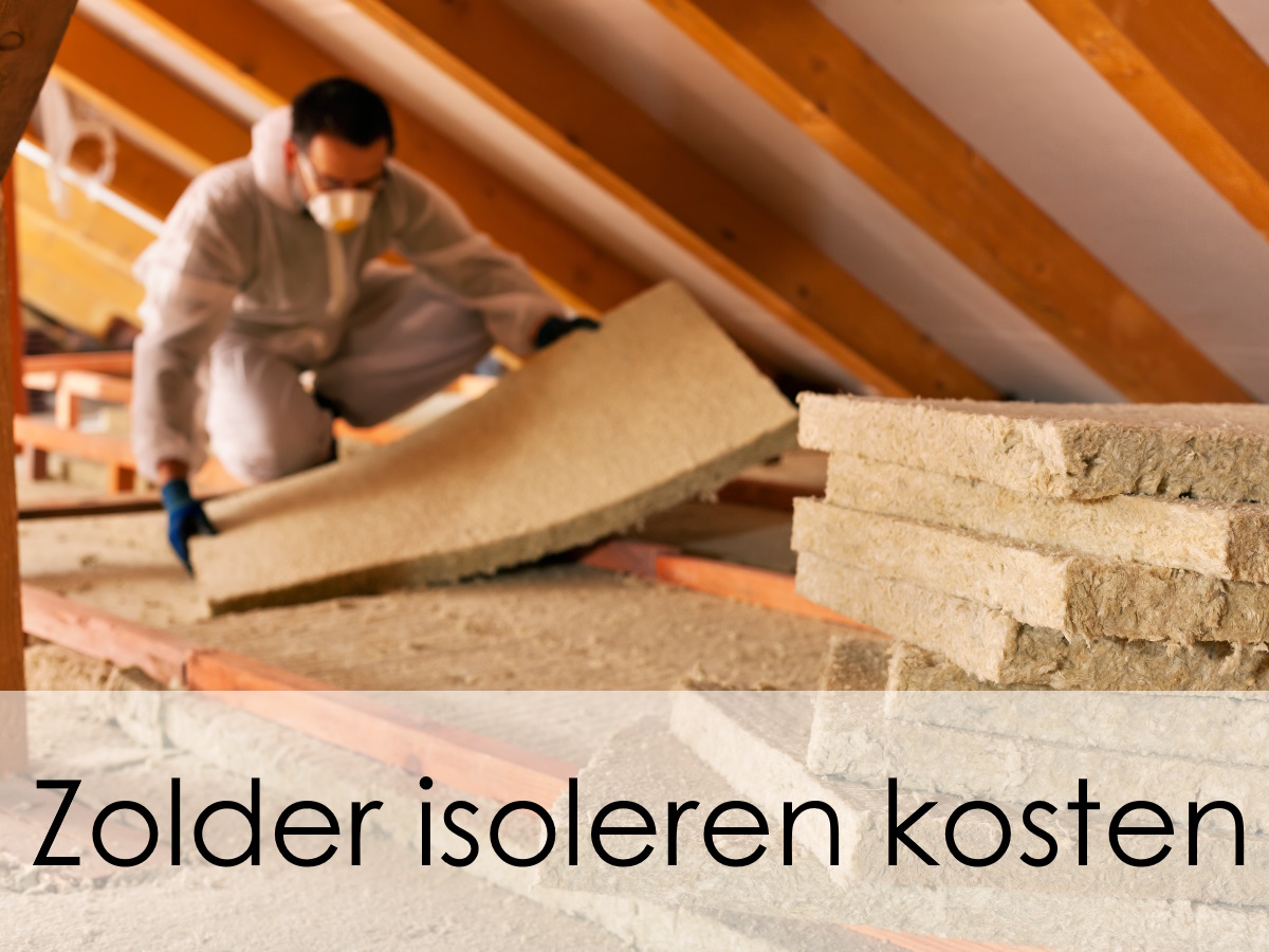 zolder isoleren kosten