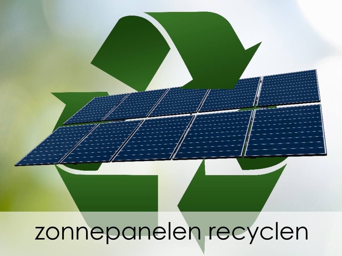 zonnepanelen recyclen